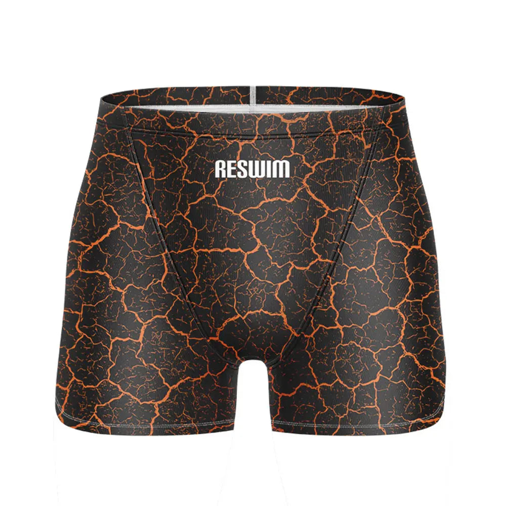 Men's Swim Shorts Swim Trunks Jammer Swimsuit Swimming Trunks Athletic Training Swimwear Boys Beach Surfing Tights Swimsuit