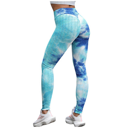 Women's Seamless Leggings High Waist Scrunch Butt Lifting Elastic Leggings Seamless Screen Print Gym Yoga Pants