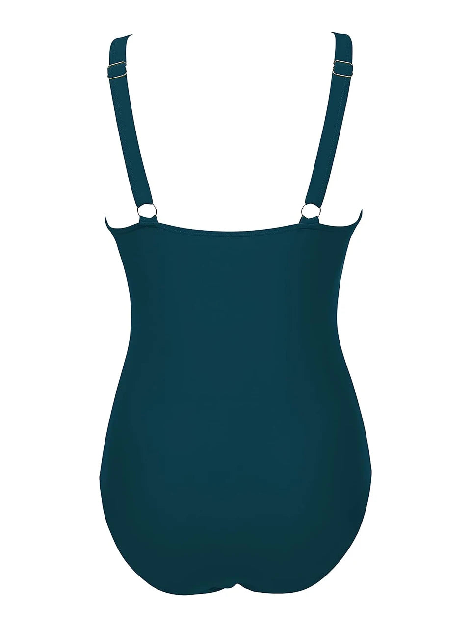 Mesh Panel Swimsuit One Piece High Cut Swimwear Women Solid Bathers Bathing Suit Female Backless Swimming Beachwear