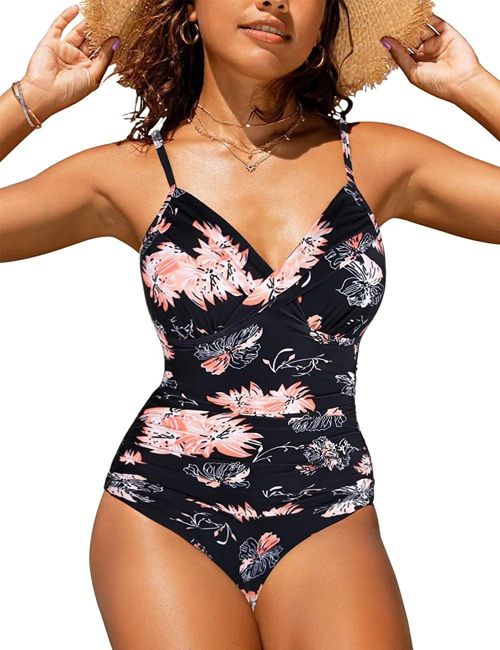 S - XXL Wrinkled One Piece Swimsuit Women Swimwear Female Monokini Swimsuits Bathing Suit Swim Beach Wear Bodysuit