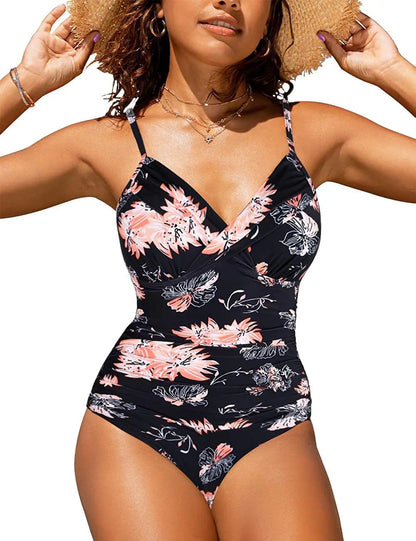 S - XXL Wrinkled One Piece Swimsuit Women Swimwear Female Monokini Swimsuits Bathing Suit Swim Beach Wear Bodysuit