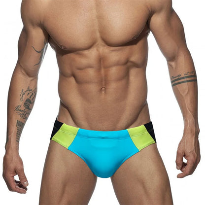 Men's Swimming Trunks Sports Bathing Briefs Close-fitting Quick-drying Beach Briefs Seaside Underwear