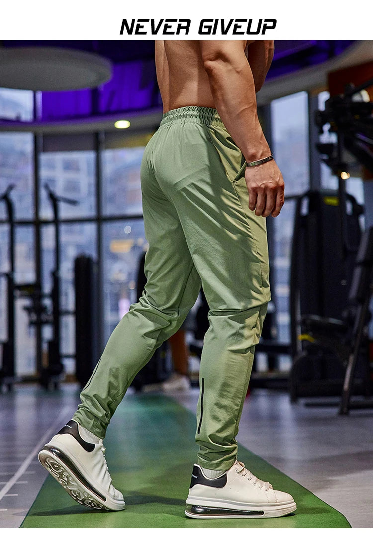 Pencil Pants Mens Gym Casual Sweatpants Pant Fishing Breathable Quick-Drying Ice Silk Outdoor Sports Cycling Jogging Training