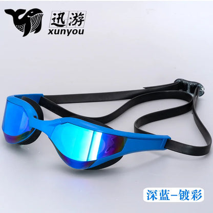 High-end Comfort Racing Color-Plated Swimming Goggles Adult Universal Waterproof and Anti-fog Pool Swimming Diving Goggles
