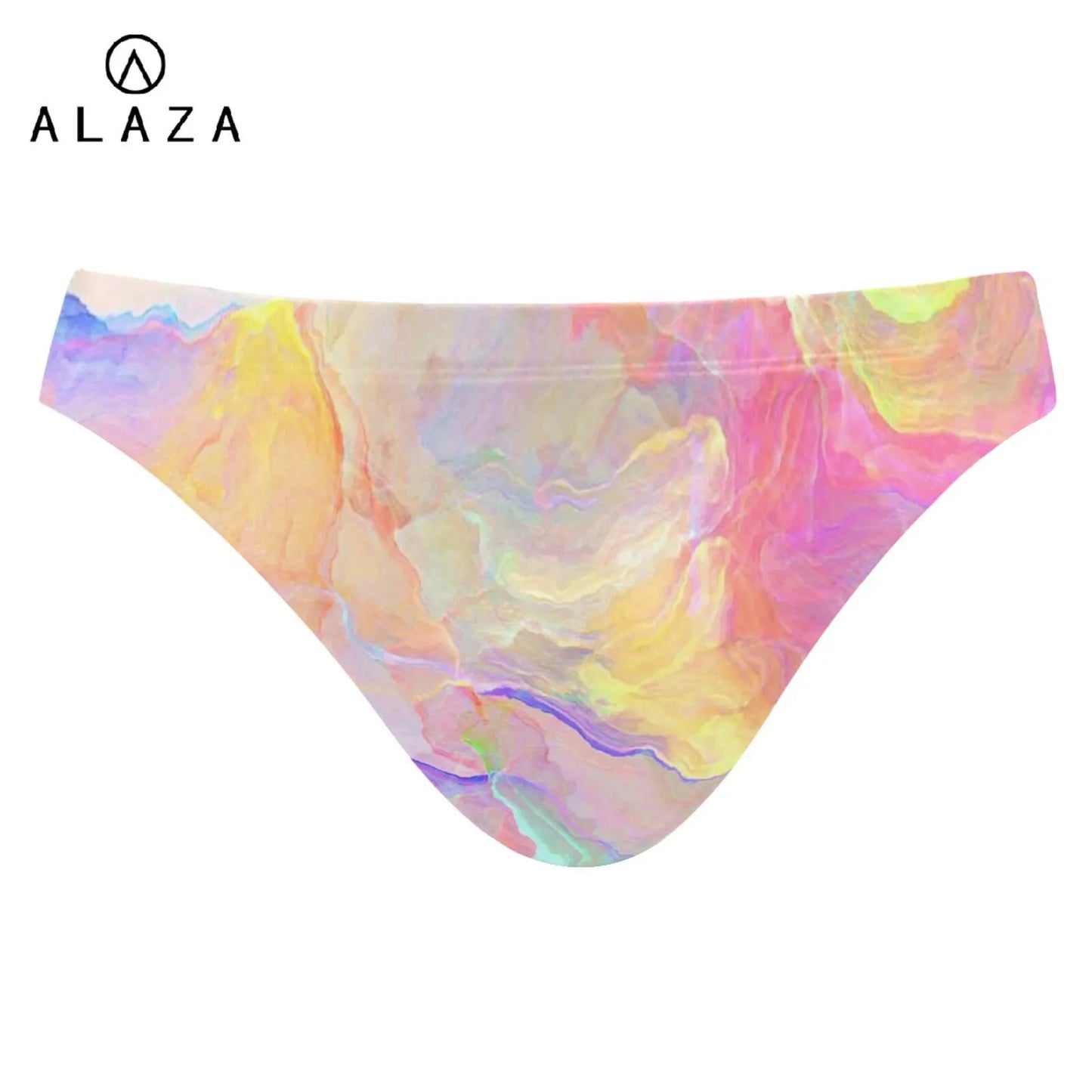 Man's Swimming Briefs Low Waist Swimwear drop With Push-up Pad Shorts Trunks Boxers Marble print Men's Swim For Old buyer
