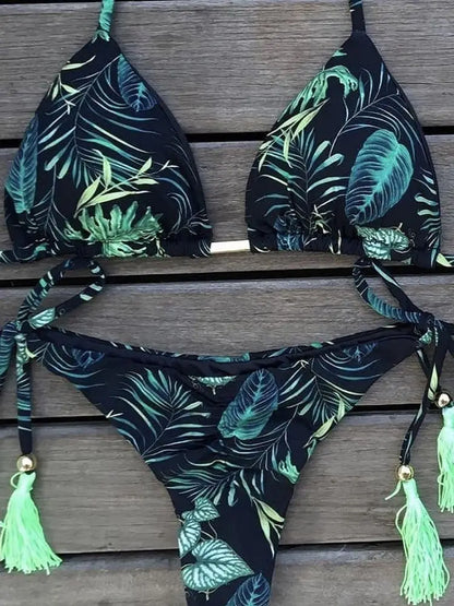 Bikinis Set Women Swimsuit Bandage Two-Piece Swimwear Brazilian Biquínis Beachwear Bathing Suit