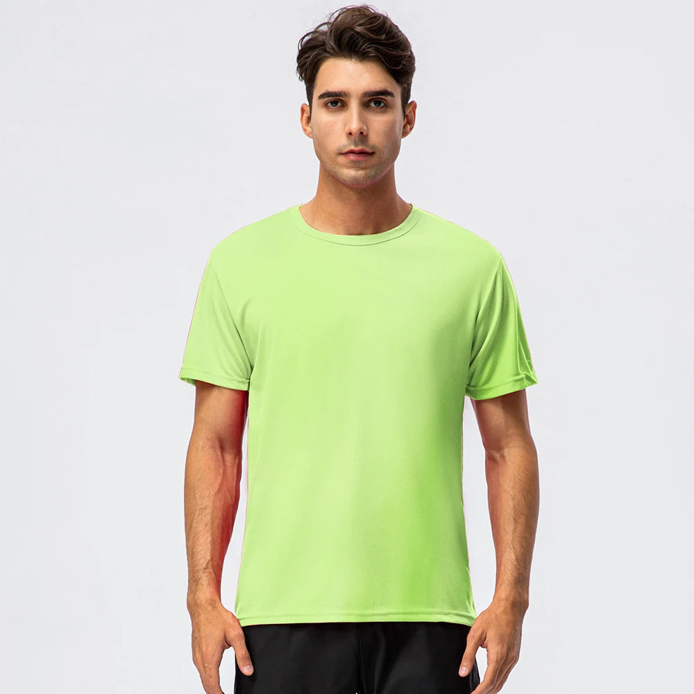 Summer Mens Brand Shirts Women Sport Gym Shirts Top Training Tees Quick Dry Running t Shirts Soccer Shirts Jerseys Gym Clothing