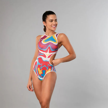 FNSI One Piece Swimsuit Woman Triathlon Training Bodybuilding Fitness Race  Deck Surf Diving Cozy Skinsuit