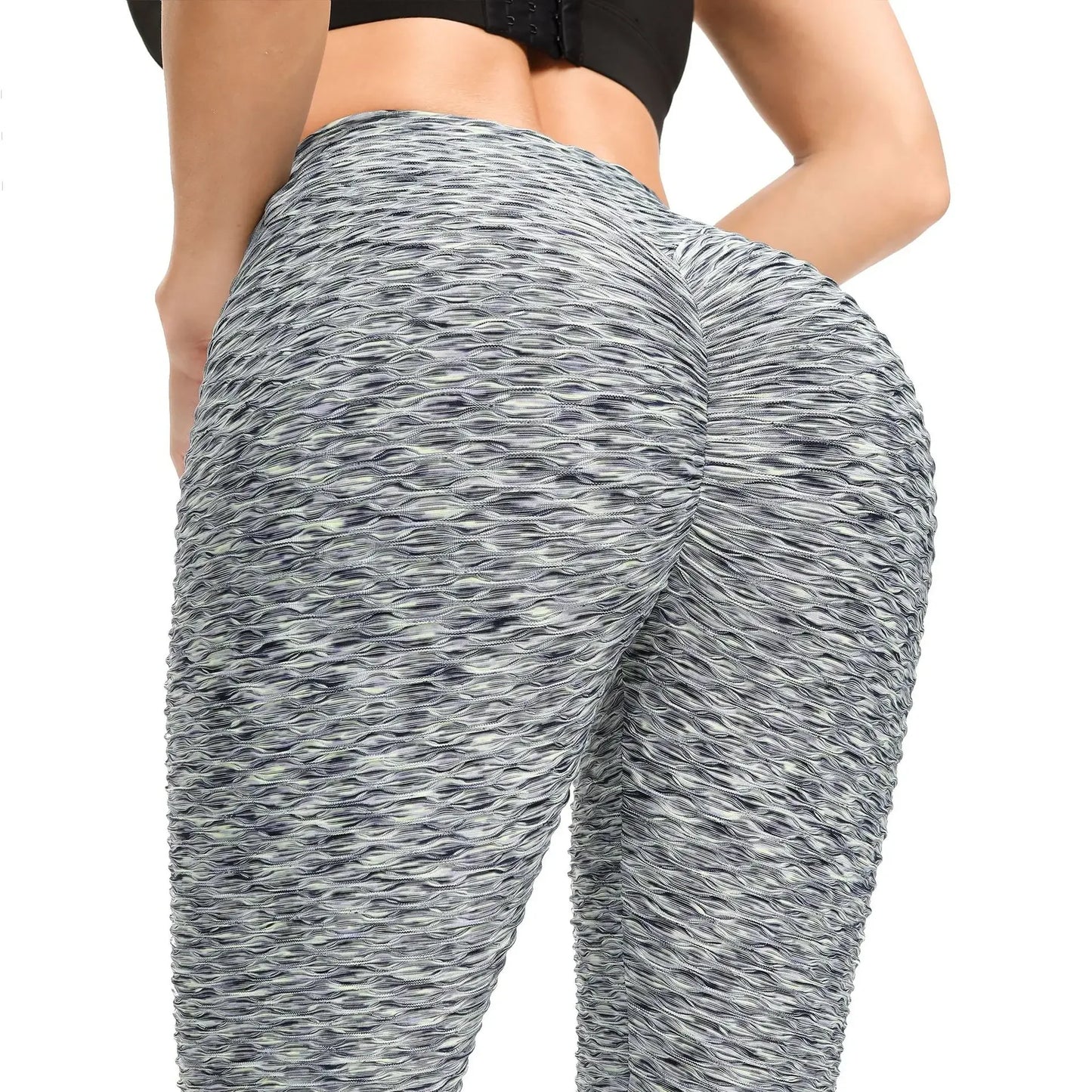 Sports Fitness Peach Lifting Hip Yoga Gym Pants Workout Booty Scrunch Butt Leggings Seamless Lift Low Waist for Women