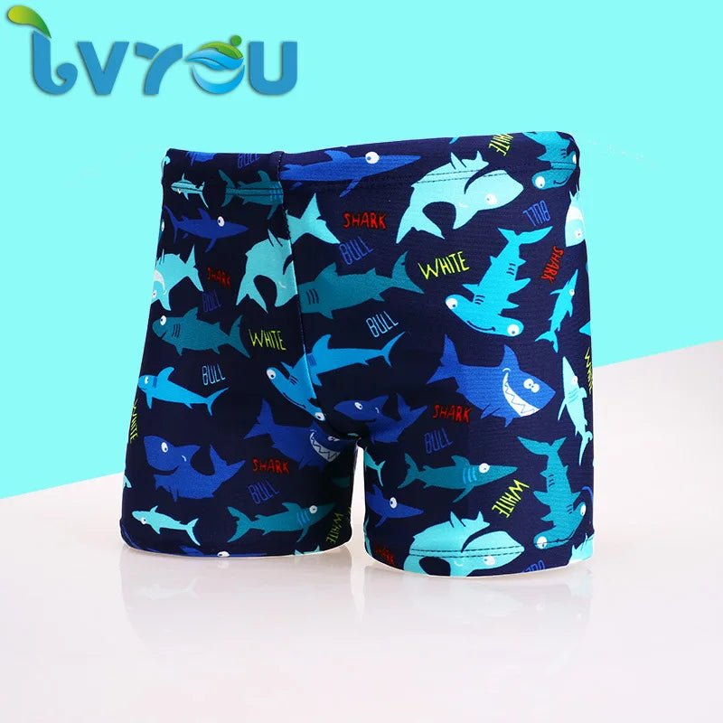 Children Swimming Trunks For Boys Swimwear Quick-drying Short Kids Cartoon Bathing Suits Boy Swimming Shorts Beach Swimwears
