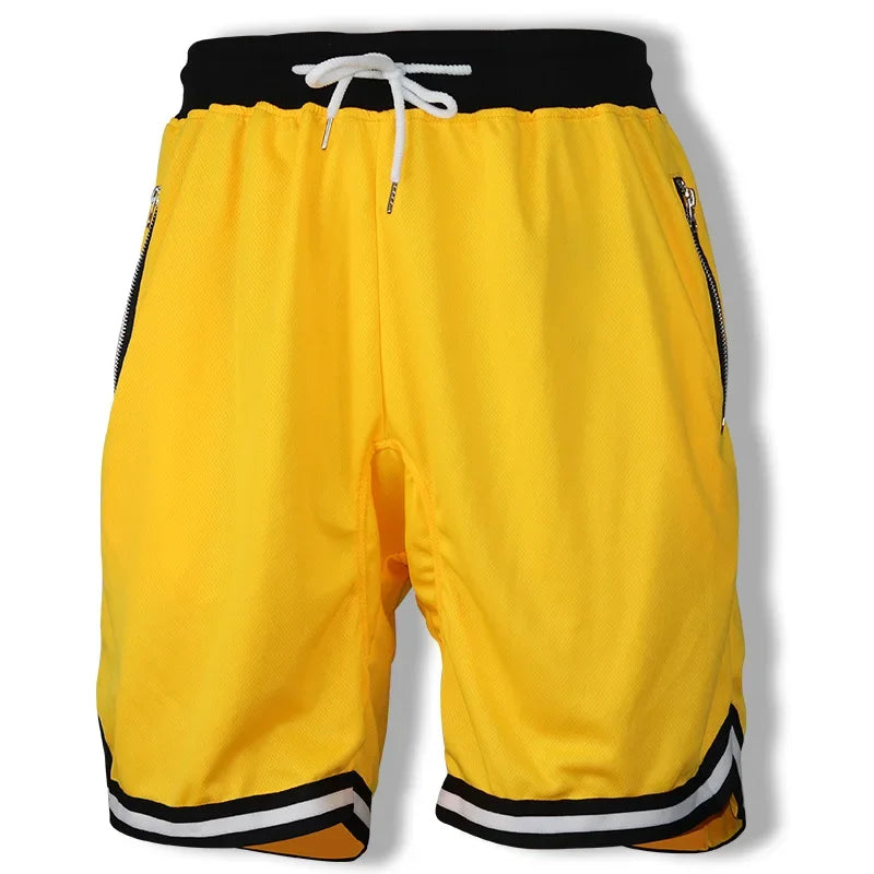 Men's Basketball Shorts Quick Dry Breathable Sports Shorts Sweat Wicking Gym Running Training Fitness Beach Athletic Shorts