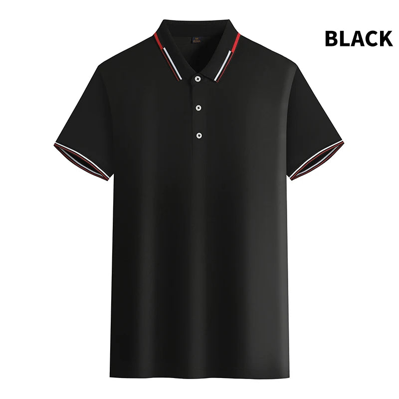 Oversized 5XL 6XL Men's Casual Polo Shirts Short Sleeve Sports 200g Golf T-Shirts
