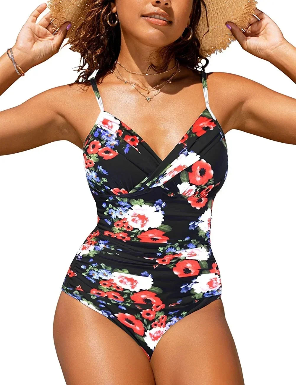 S - XXL Wrinkled One Piece Swimsuit Women Swimwear Female Monokini Swimsuits Bathing Suit Swim Beach Wear Bodysuit