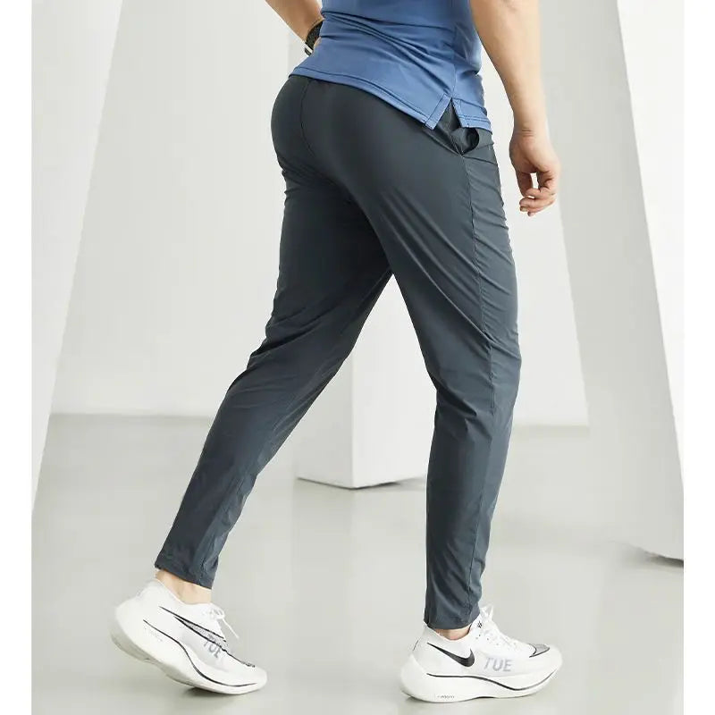 Men Sportswear Jogging Pants Elastic Running Sweatpants Gym Fitness Tight Trousers Quick Dry Tracksuit Training Sport Pants
