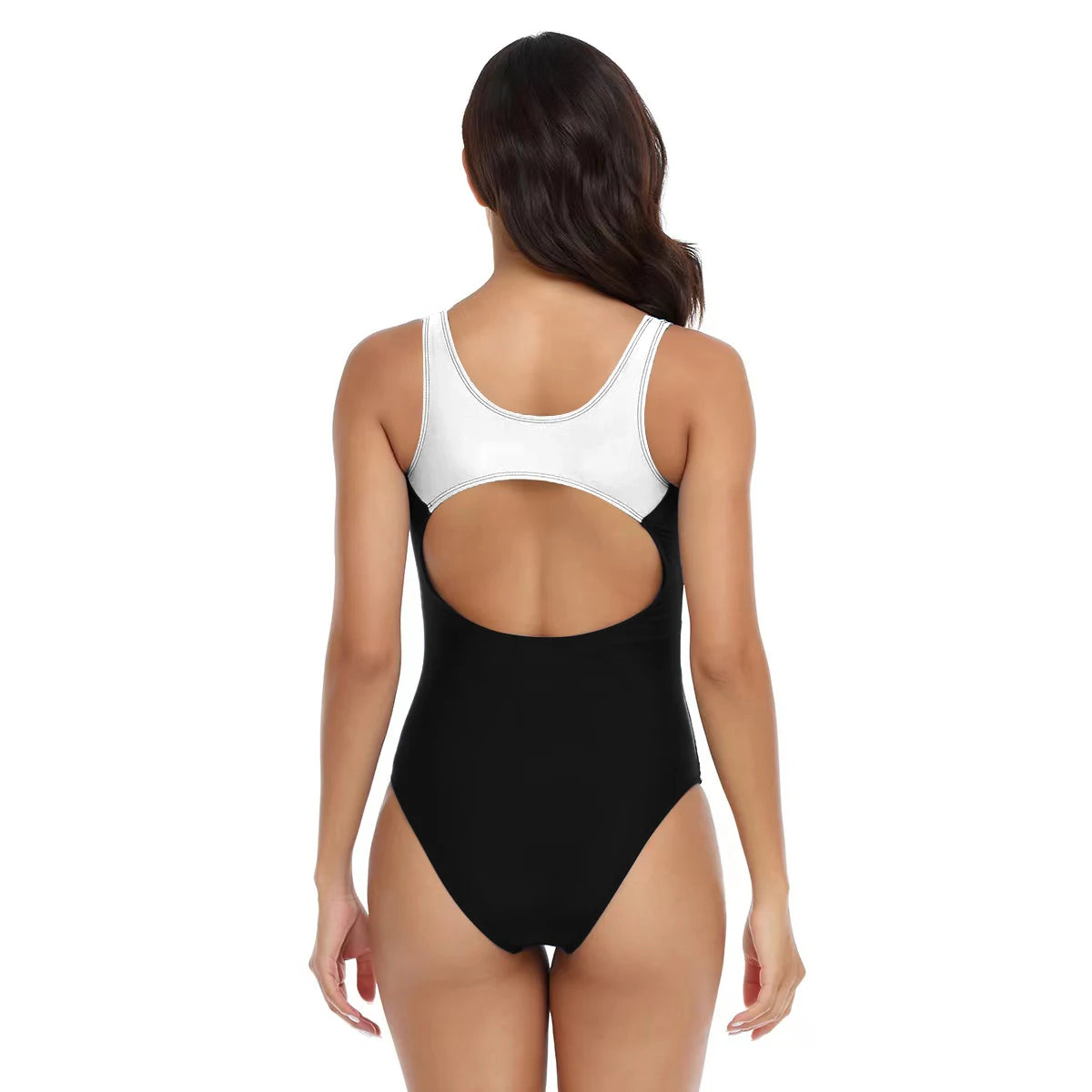 Sports One Piece Swimsuit Women Swimwear Professional Sport Bathing Suit Surfing Swimsuits Swimming Suit Backless Bikini