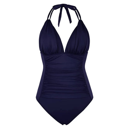 Solid Colours Sexy Female One-Piece Push Up Women Swimsuit Bathing Suit For Pool Beach Wear