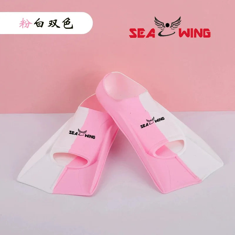 Swimming Freediving Flippers Breaststroke Non-slip Swimming Aid Training Silicone Frog Shoes Swimming Pool Aid Dual Fins