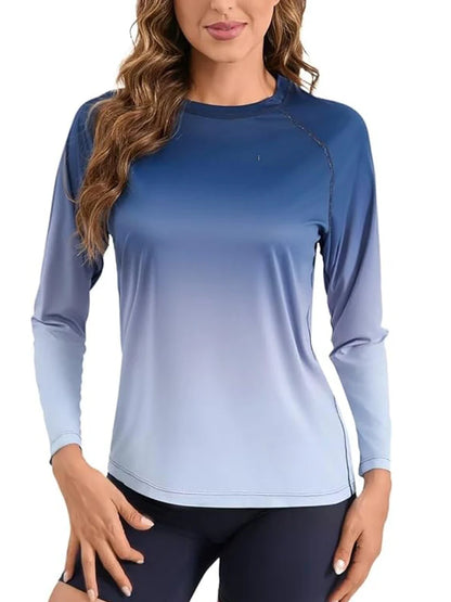 Women Long Sleeve Rashguard Swim Shirts Womens Swimwear Surf Rushguard Top Quality UV-Protection Rush Guard Tops