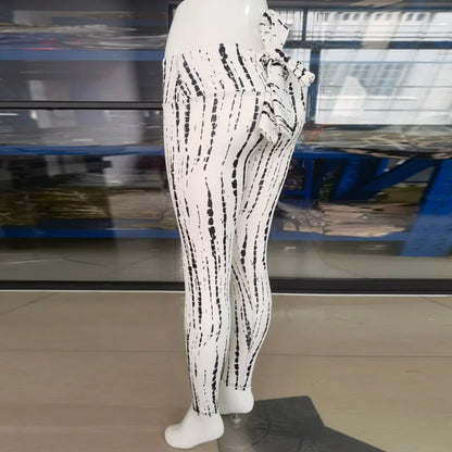 High Waist Bowknot Leggings Butterfly Print Yoga Pants Bandage Tights for Women Push Up Exercise Fitness Workout Legging