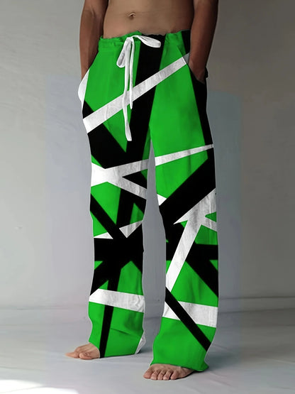 Oversized Casual Pants, Drawstring Wide-legged Pants, European And American Popular Urban Fashion Pants, Spring And Summer Pants