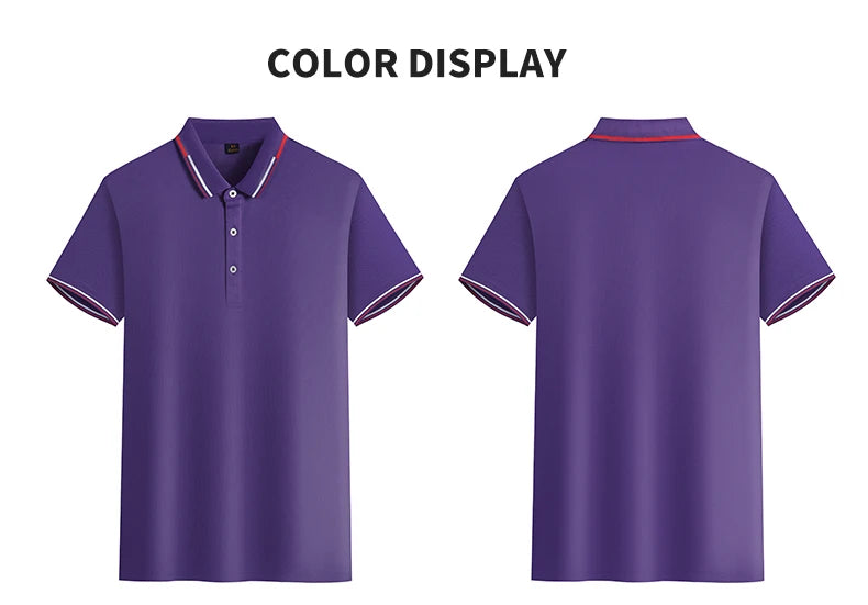 Oversized 5XL 6XL Men's Casual Polo Shirts Short Sleeve Sports 200g Golf T-Shirts
