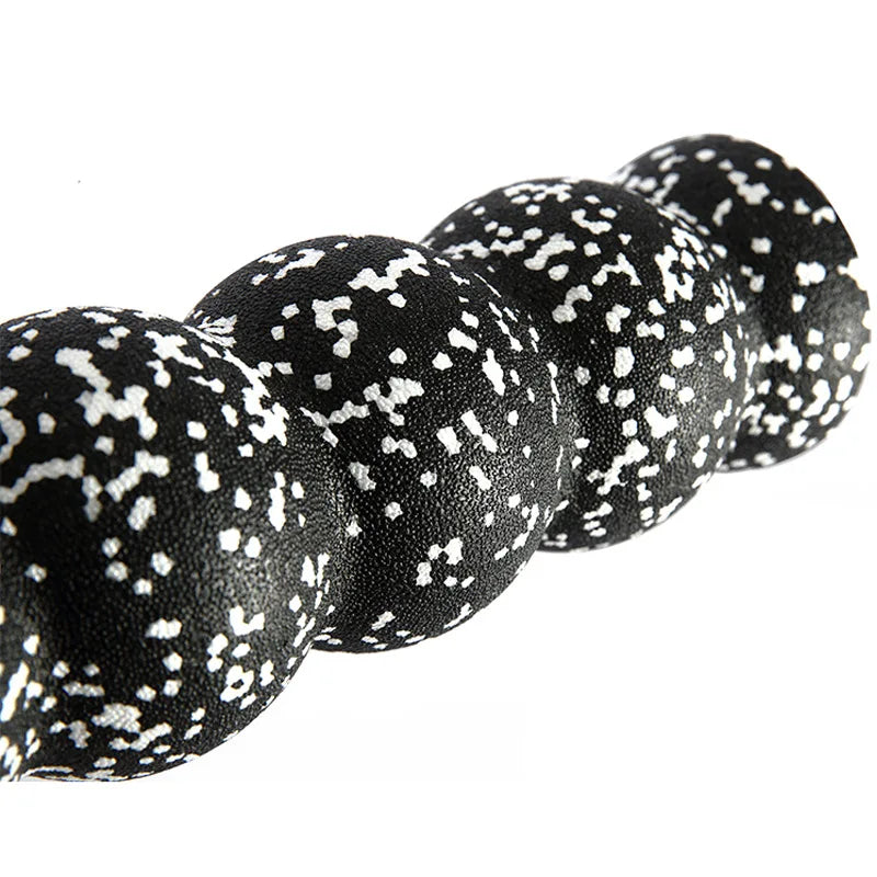 Yoga Foam Roller Wavy-shape EPP Fitness Massage Roller for Trigger Point Therapy Myofascial Release Neck Back Leg Pain Relief