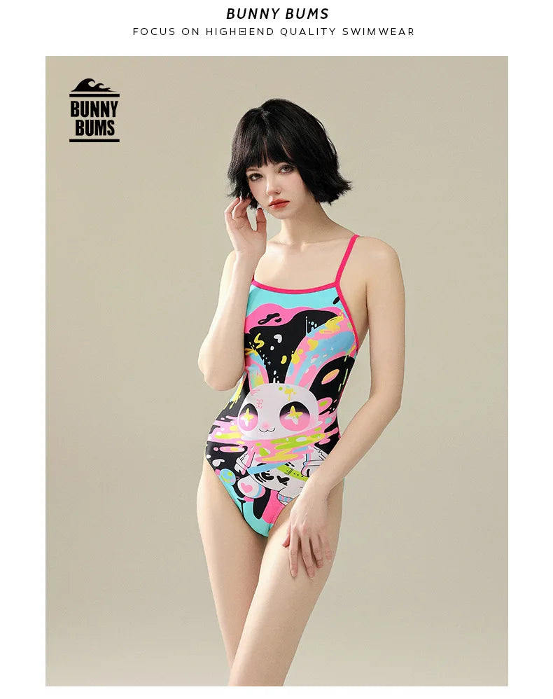 One-piece Racing Swimsuit Women Triangle Professional Training Swimming Pool Advanced Feeling Spa Swimwear
