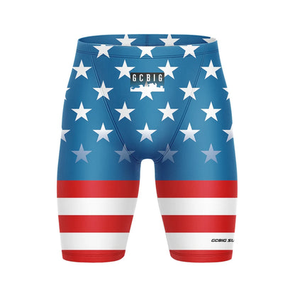 Summer New Men's Swimming Trunks Swim Jammer Swimsuit Tights Shorts Training Sports Beach Quick Dry Running Surfing Pants