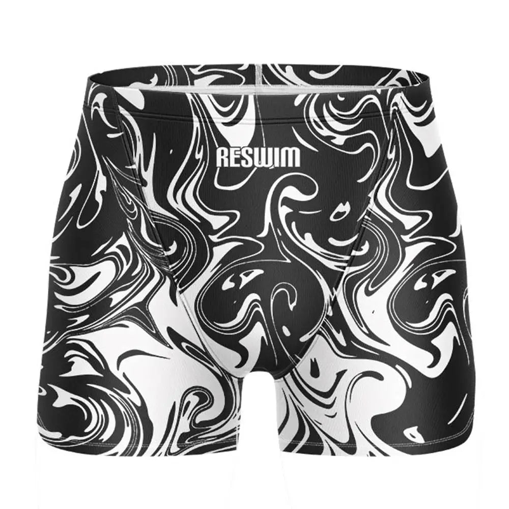 Men's Swim Shorts Swim Trunks Jammer Swimsuit Swimming Trunks Athletic Training Swimwear Boys Beach Surfing Tights Swimsuit