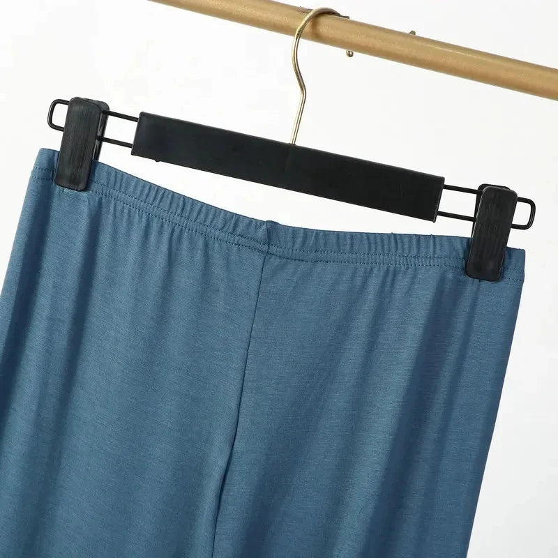 plus size XL to 8XL summer Modal leggings calf Length High waist  Stretch Casual Slimming