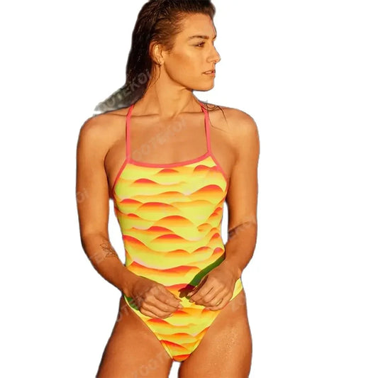 Women Swimsuit Sexy One-piece Comfortable Suit Swimwear Functional Training Swimsuit Open Water Swimming Clothing