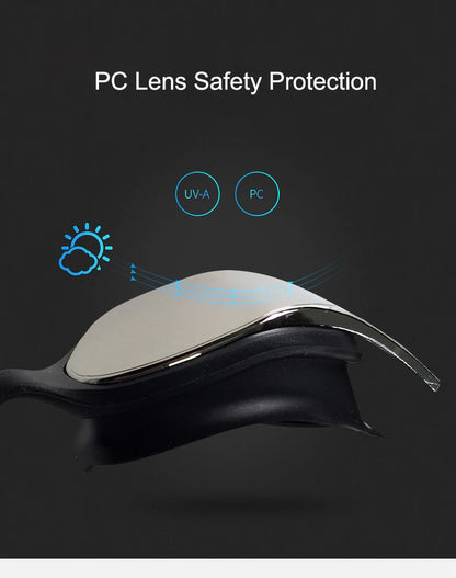 JSJM Swimming Goggles HD Anti-Fog Professional Swimming Glasses Silicone Anti-UV Adjustable Swimming Goggles Adults Unisex