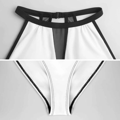 Floral Swimsuit Flower Power Style Swimwear One Piece Design Swimsuits Cut Out Bathing Suits Women Push Up Beach Outfits