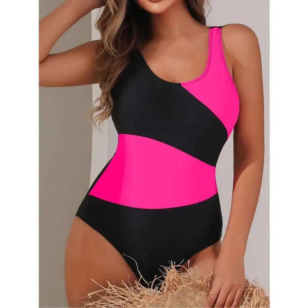 Swimsuits Closed Women's One-Piece Swimwear Push Up Swim Wear Bodysuit Bathing Suits Beachwear Pool Bather