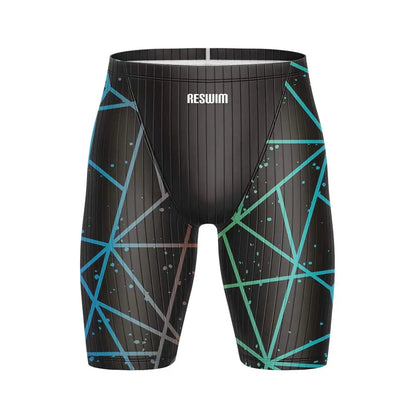 Beach Tights Shorts Men's Jammer Athletic Training Swimsuit Short Swimming Trunks Bathing Suit Quick Dry Lycra Surfing Pants