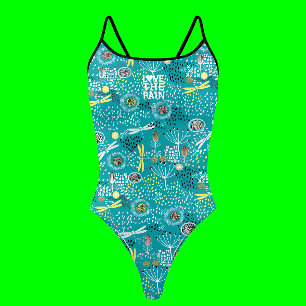 Love The Pain Women One-Piece Beachwear Triathlon Functional Training Swimwear