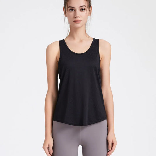 Women Gym Tops Sleeveless Yoga Tops Vest Sports Top Fitness Sport Shirt Gym Yoga Tops Female Yoga T-Shirts Loose
