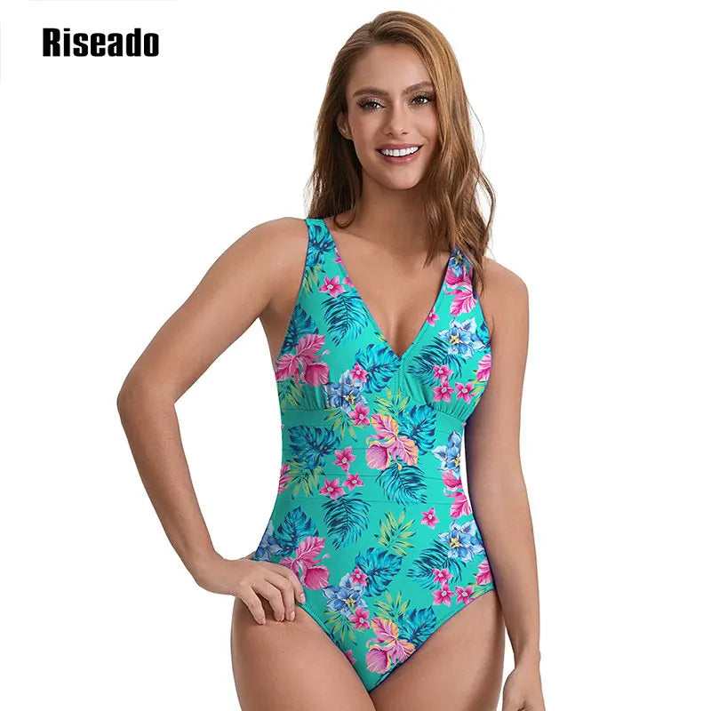 One Piece Swimsuit for Women Tummy Control Ruched Bathing Suit Push Up Cross Back Swimwear for Beach Indoor Pool