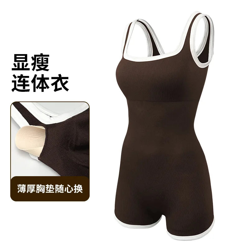 Gym Set Yoga Jumpsuits One Piece Bodysuit Women Tracksuit Seamless Yoga Set Workout Sportswear Push Up Workout Clothes for Women