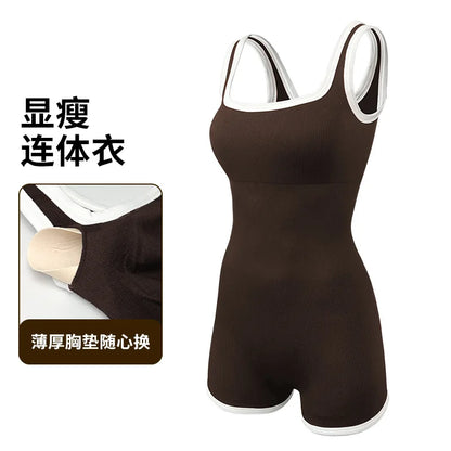 Gym Set Yoga Jumpsuits One Piece Bodysuit Women Tracksuit Seamless Yoga Set Workout Sportswear Push Up Workout Clothes for Women