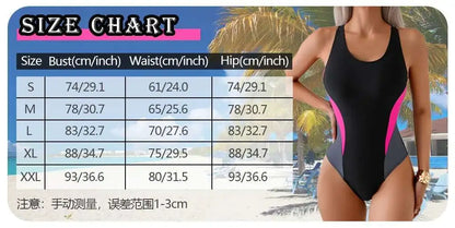 Patchwork Women Swimsuits Closed One-Piece Swimwear Sports Swimming Wear Bodysuit Bathing Suits Beachwear Pool Bather