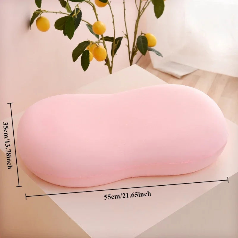 Multifunction Macaron Color Memory Foam Neck Pillow Slow Rebound Soft Travel Pillow for Sleeping Cervical Health Nap Pillows