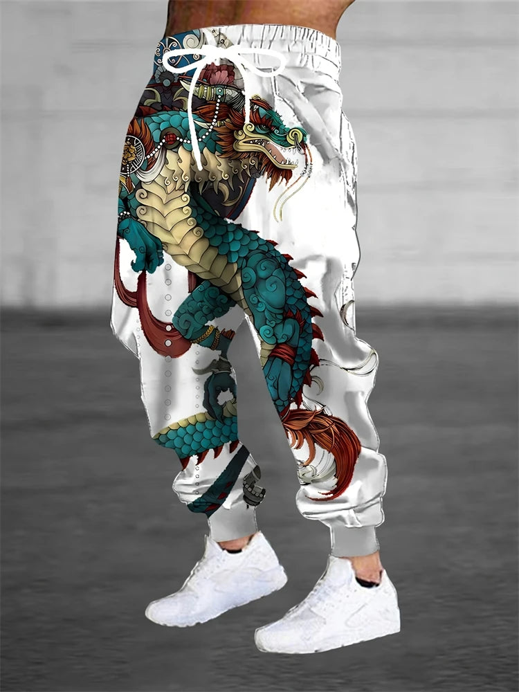 Men's Sports Pants Fashionable And Versatile Loose-fitting Sports Pants Spring And Autumn Casual Retro-style Sports Pants