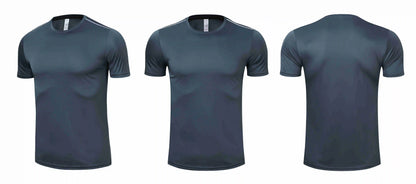 High quality spandex Men Women Kids Running T Shirt Quick Dry Fitness Shirt Training exercise Clothes Gym Sports Shirts Tops