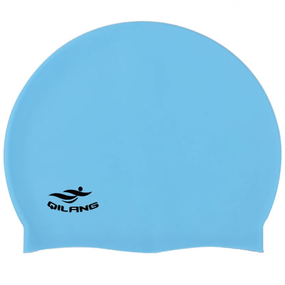 Waterproof Silicone Swim Caps Women Men High Elastic Flexible Protect Ears Hair Swimming Pool Hat for Adults Children Girls Boys