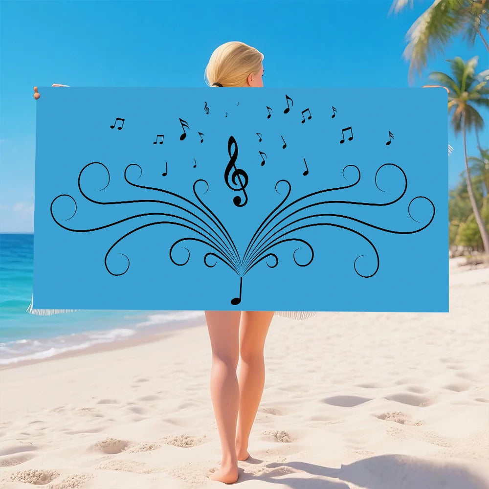 Quick-Dry Printed Beach Towels