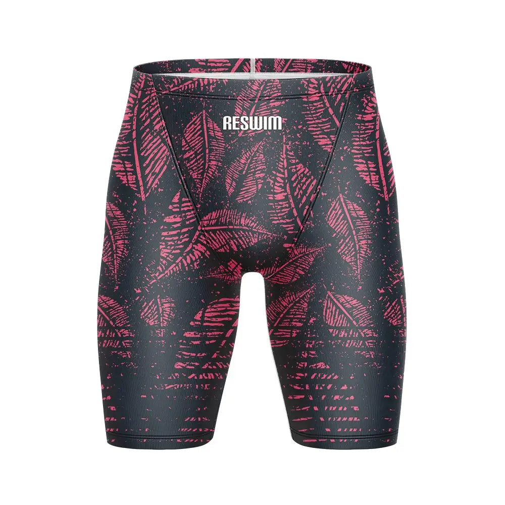 Swimming Trunks Beach Tights Shorts Men's Swim Jammer Shorts Athletic Training Swimsuit Short Quick Dry Lycra Surfing Pants