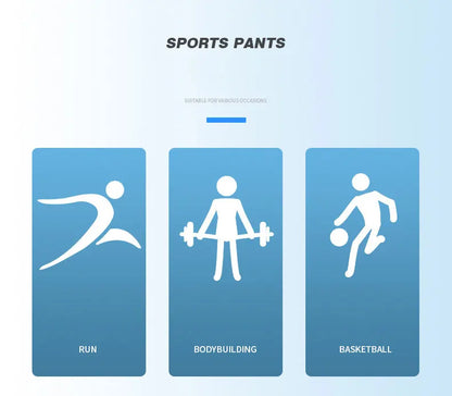Running Pants Jogging Casual Summer Thin Elastic Sweatpants Quick Dry Ice Silk Straight Pants Sports Gym Breathable Men Trousers