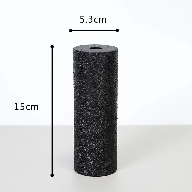 15/33cm Fitness Foam Roller Yoga Massage Roller EPP Pilates Foam Body Muscle Massage Roller Therapy Exercises Gym Home Exercise