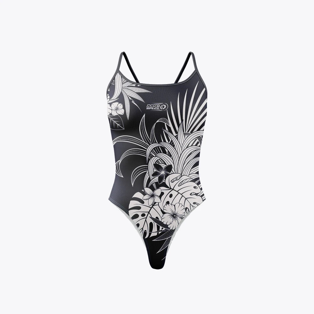 Women Swimsuit Bikini Sexy One-piece Comfortable Suit Swimwear Functional Training Triathlon V-shoulder Tight Swimming Clothing